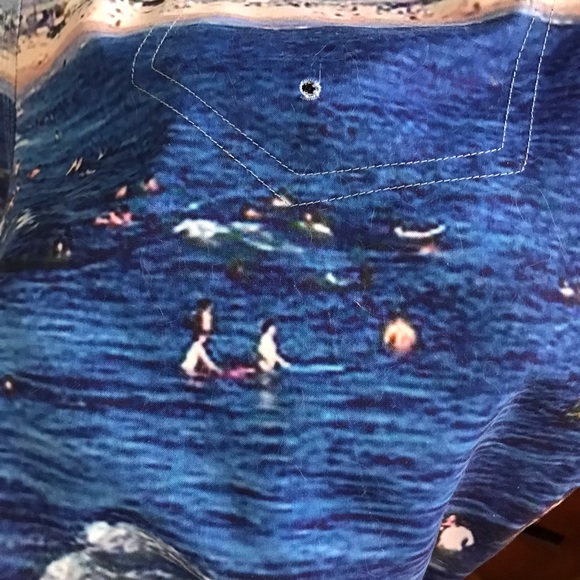 Mens Paradise City Oceanside Swim Trunks Size Small, Size 34 - Picture 6 of 12